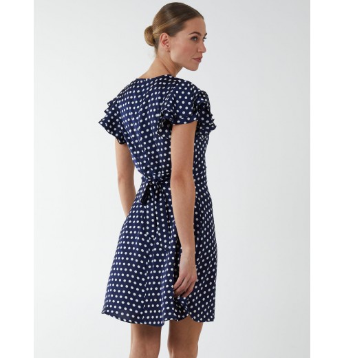 Wrap Ruffle Mini Dress Wrap Ruffle Mini Dress