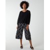 Pleated Abstract Wide Leg Trousers Pleated Abstract Wide Leg Trousers