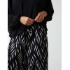 Pleated Abstract Wide Leg Trousers Pleated Abstract Wide Leg Trousers